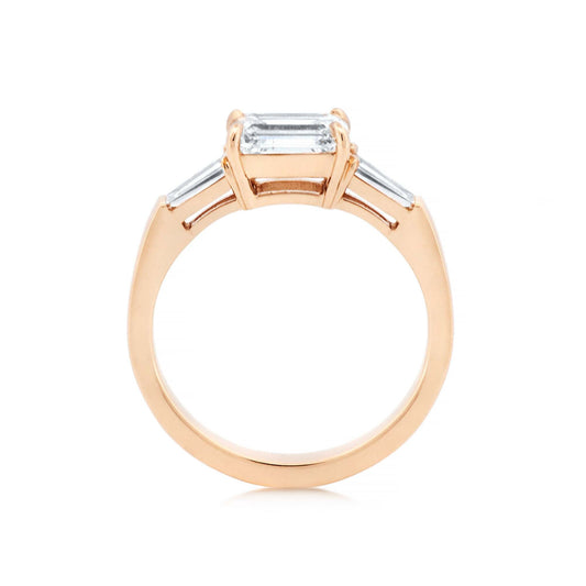 Emerald Engagement Ring