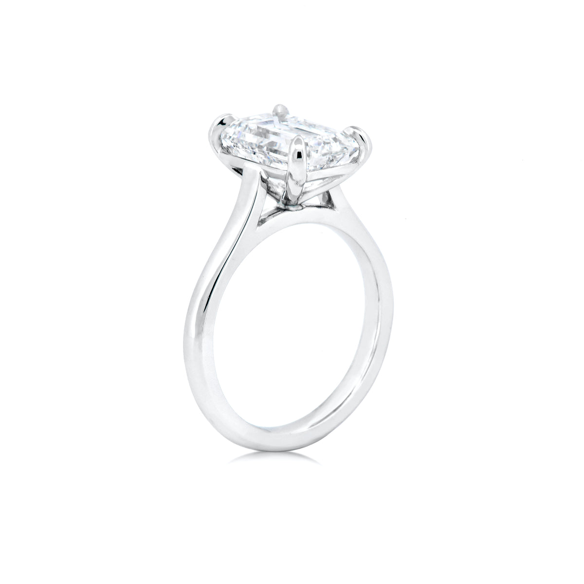 Classic Emerald Engagement Ring