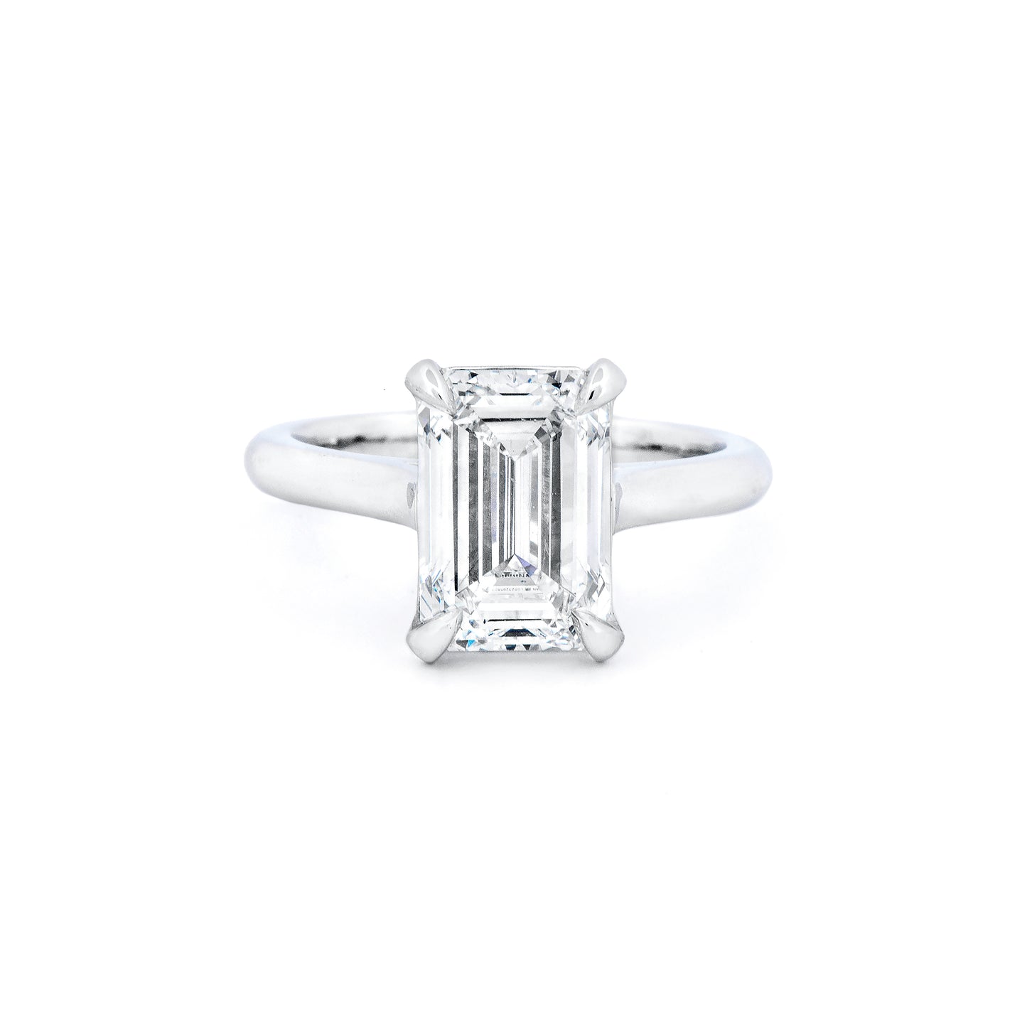 Classic Emerald Engagement Ring