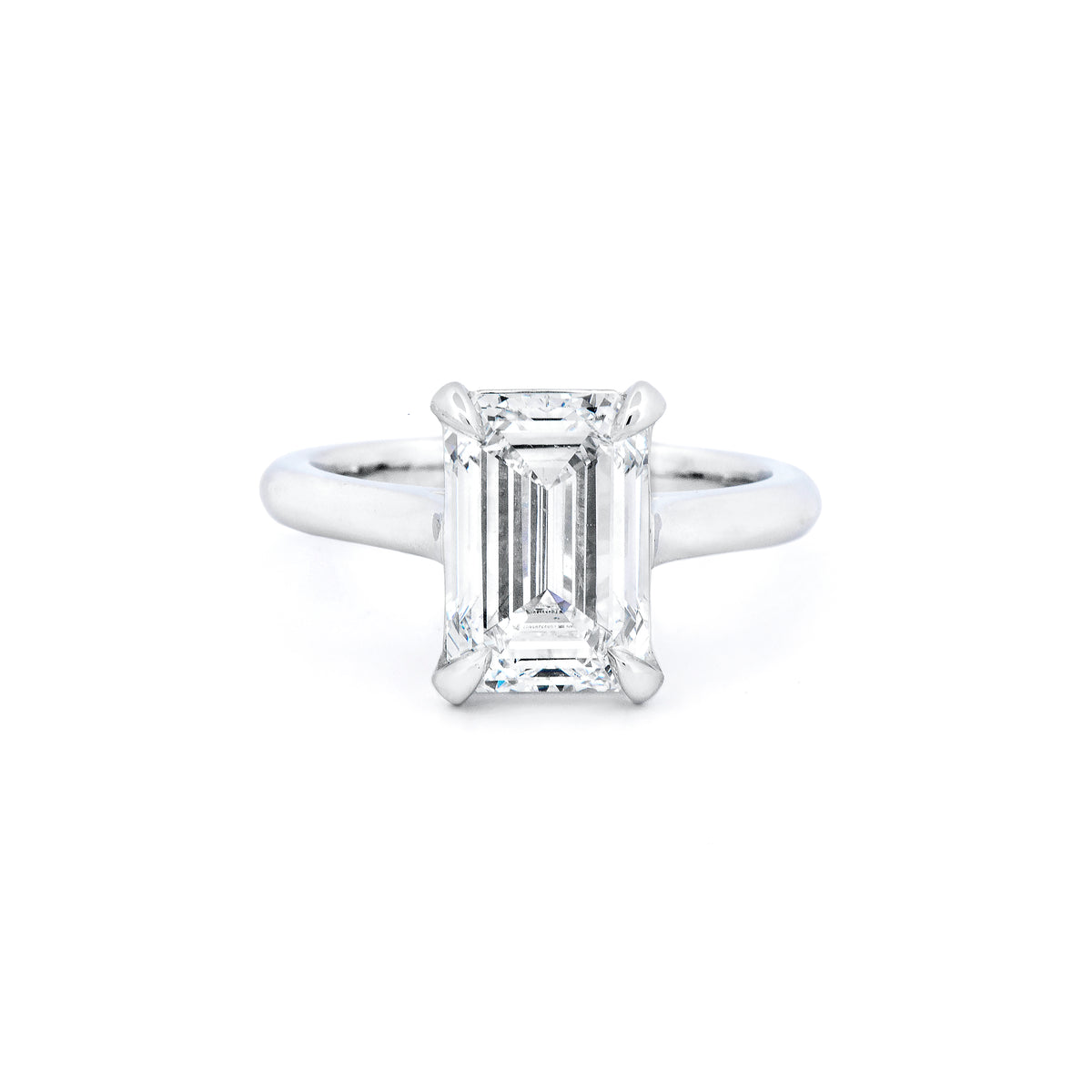 Classic Emerald Engagement Ring