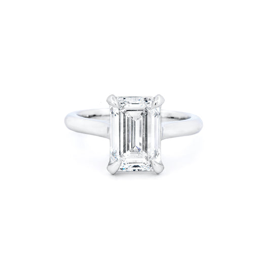 Classic Emerald Engagement Ring