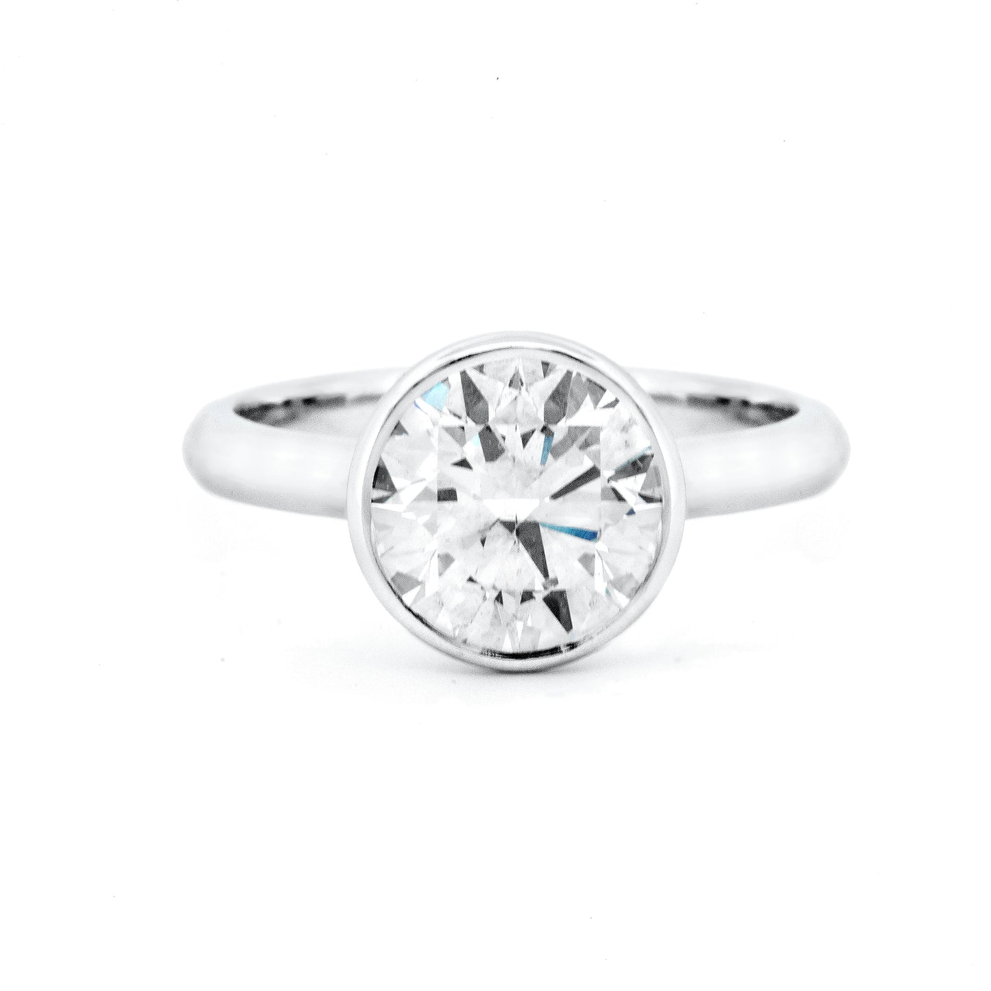 Round Engagement Ring