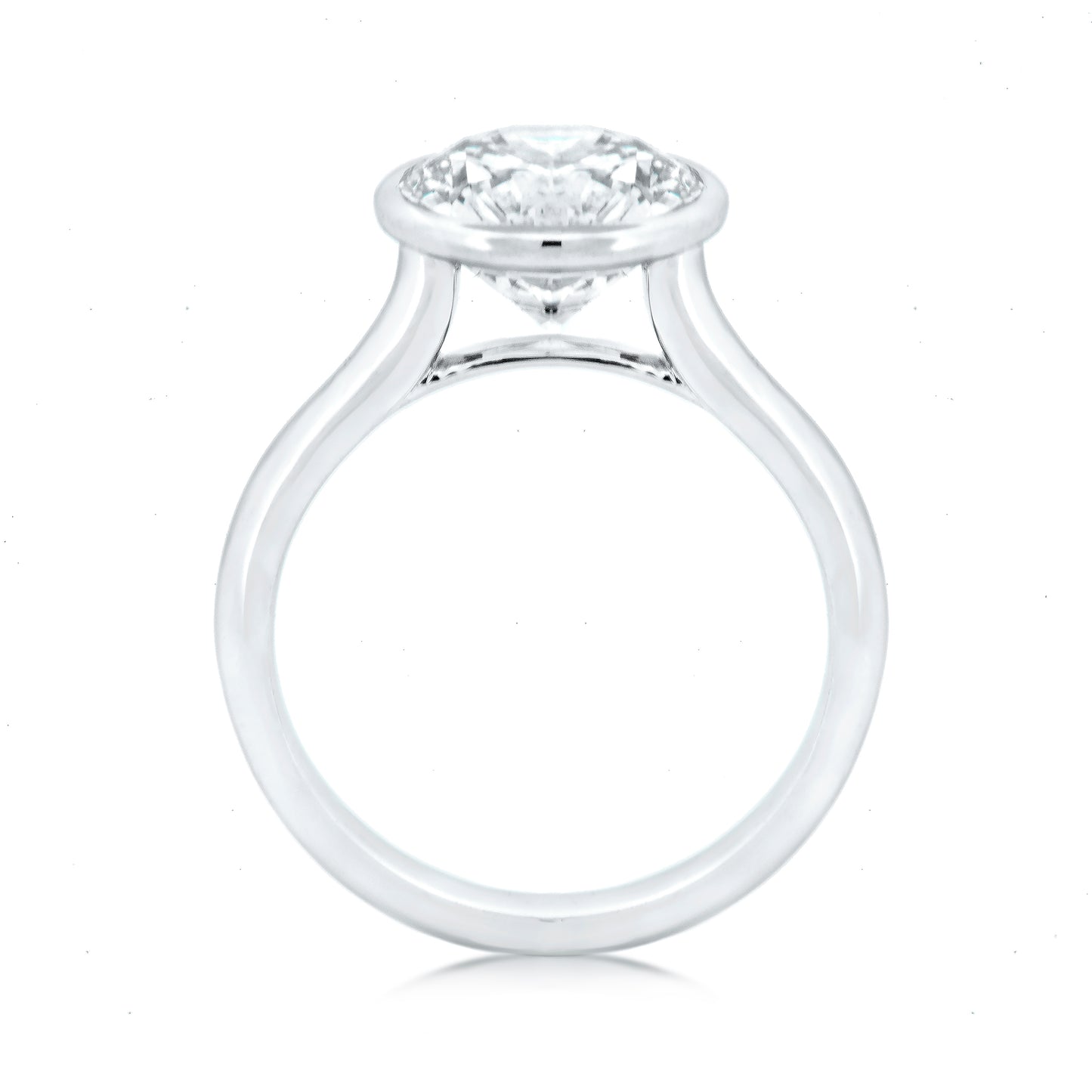 Round Engagement Ring