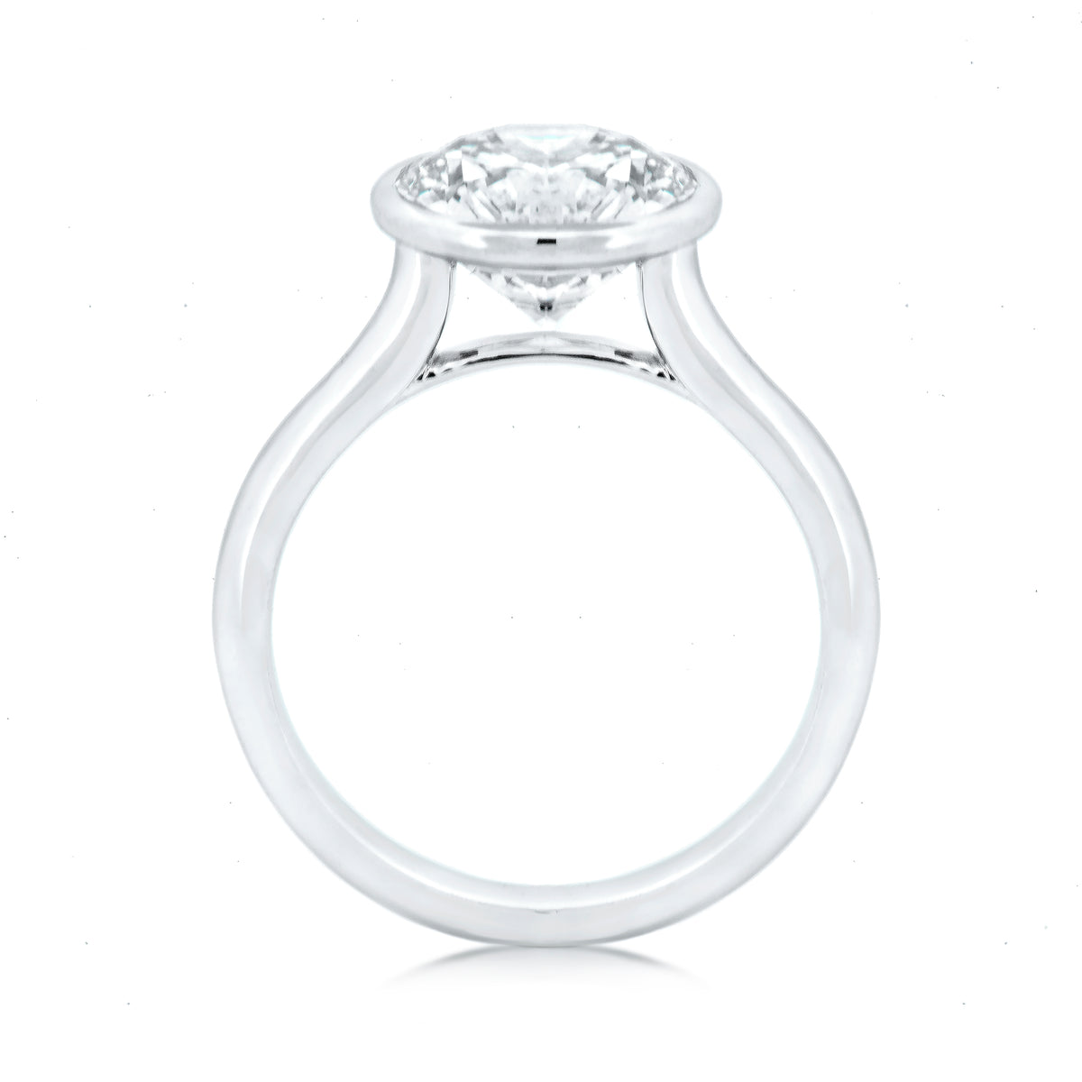 Round Engagement Ring