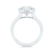 Round Engagement Ring