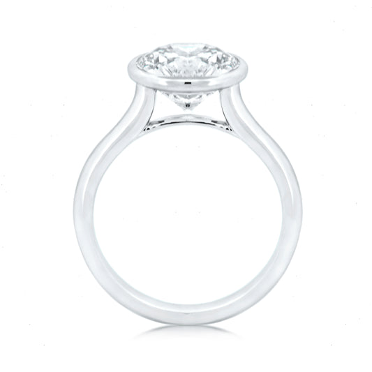 Round Engagement Ring