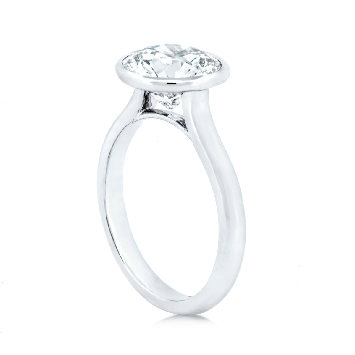 Round Engagement Ring