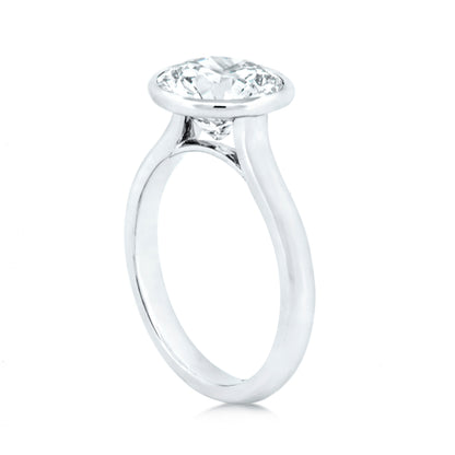 Round Engagement Ring