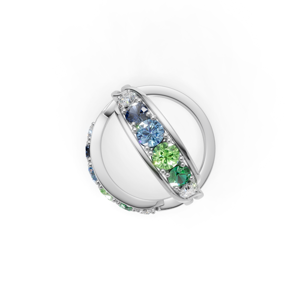 Platinum Mothers Ring