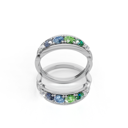 Platinum Mothers Ring