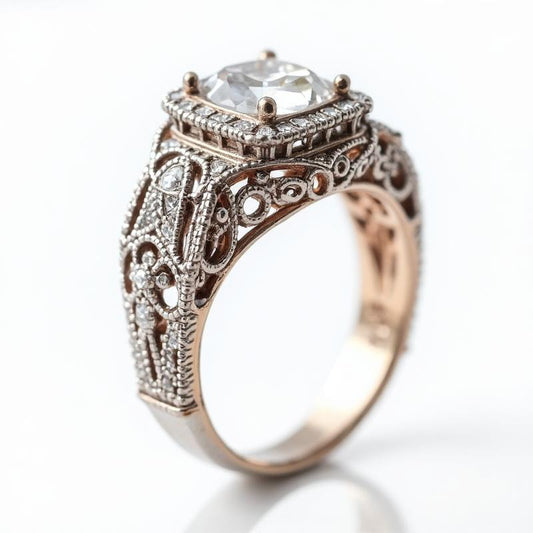 Vintage Halo Ring